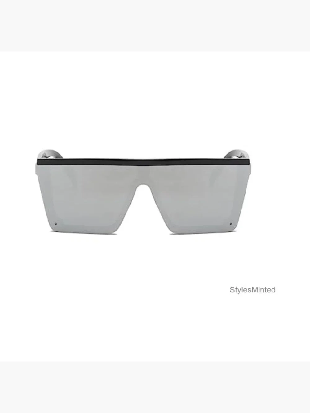 Kids Oversized Square Sunglasses UV400 Protection Flat Top Shield